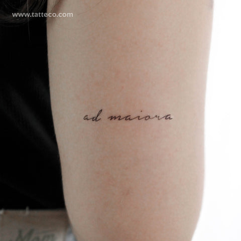 Ad Maiora Temporary Tattoo - Set of 3