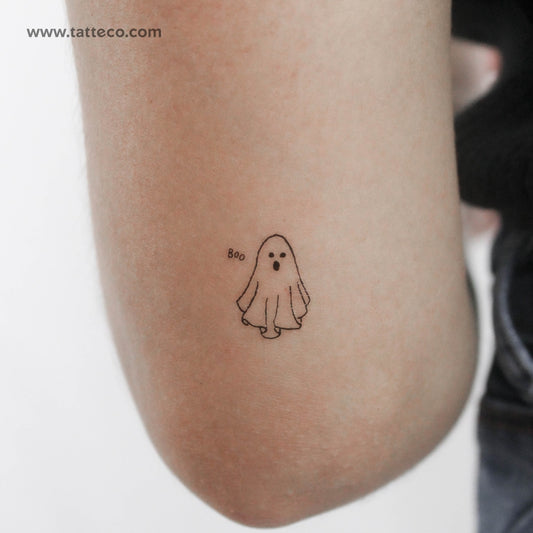 Tatuaje temporal de fantasma Boo - Juego de 3