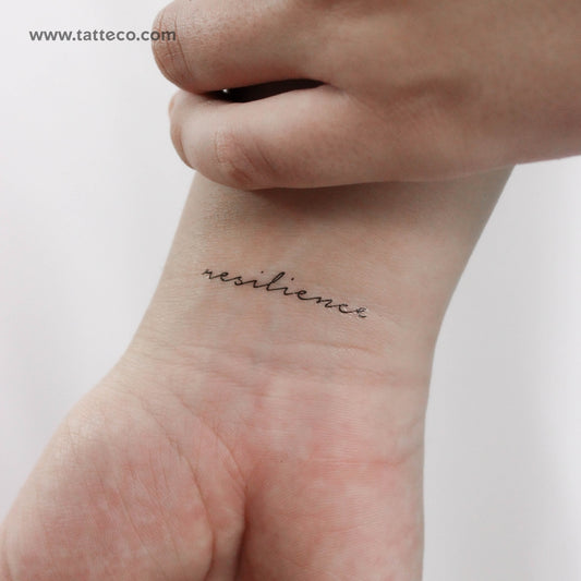 Resilience Temporary Tattoo - Set of 3