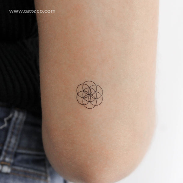 Seed Of Life Temporary Tattoo - Set of 3