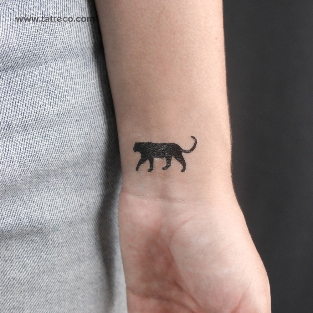 Tatuaje temporal de pantera negra (juego de 3)