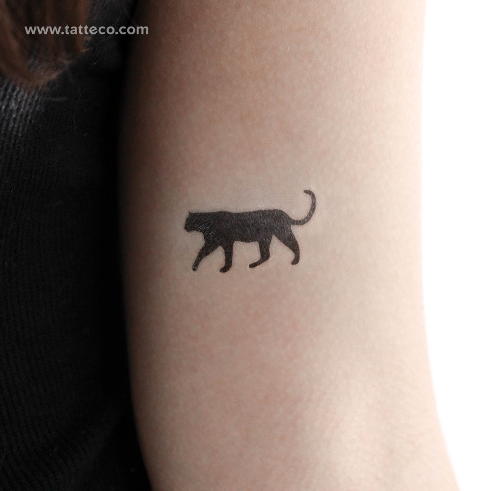 Tatuaje temporal de pantera negra (juego de 3)
