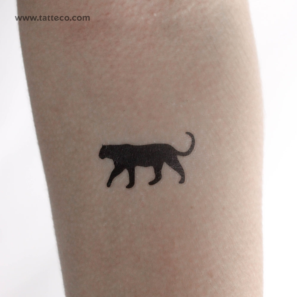 Tatuaje temporal de pantera negra (juego de 3)
