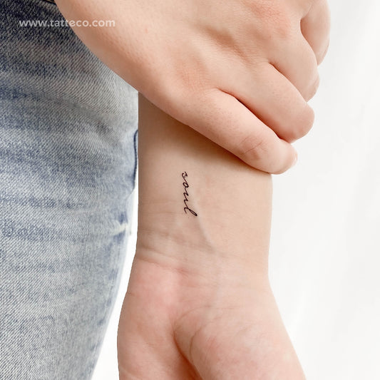 Soul Temporary Tattoo - Set of 3