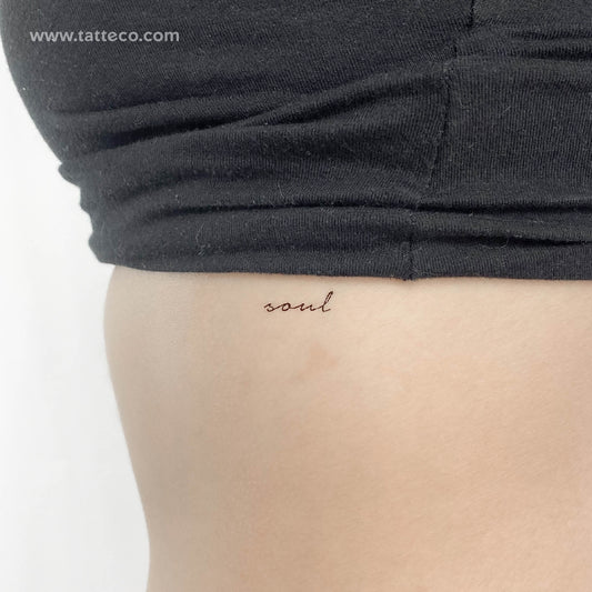 Soul Temporary Tattoo - Set of 3