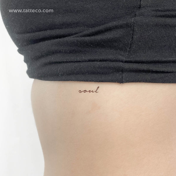 Soul Temporary Tattoo - Set of 3