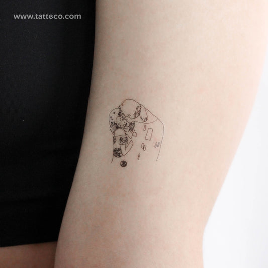 Tatuaje temporal El beso - Juego de 3