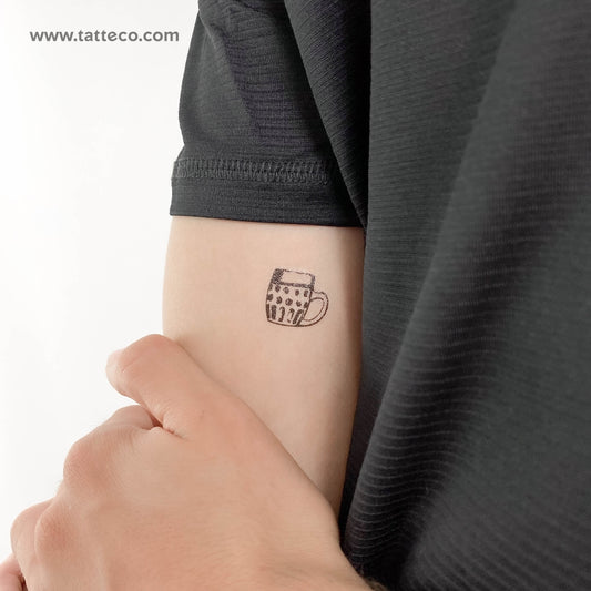 Tatuaje temporal de jarra de cerveza Oktoberfest (juego de 3)