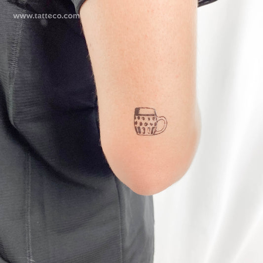 Tatuaje temporal de jarra de cerveza Oktoberfest (juego de 3)
