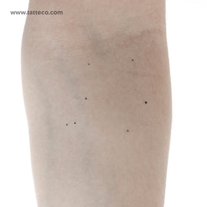 Minimalist Libra Constellation Temporary Tattoo - Set of 3