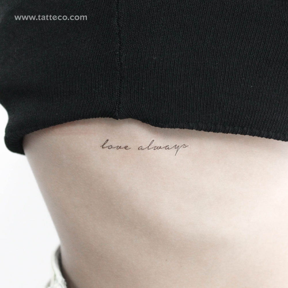 Love Always Temporary Tattoo - Set of 3