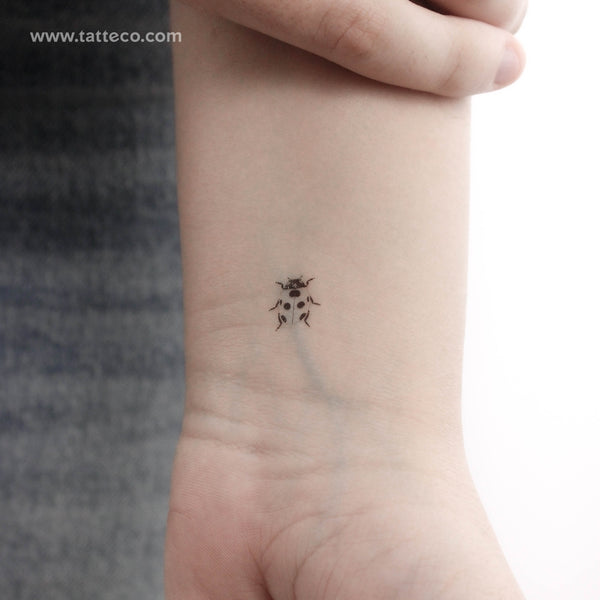 Minimalist Ladybird Temporary Tattoo - Set of 3
