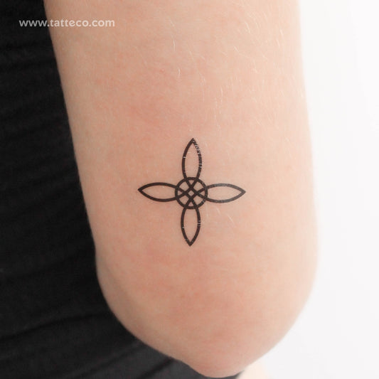 Tatuaje temporal de nudo de bruja - Juego de 3