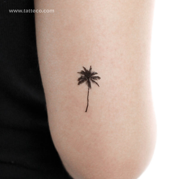 Palm Tree Temporary Tattoo - Set of 3