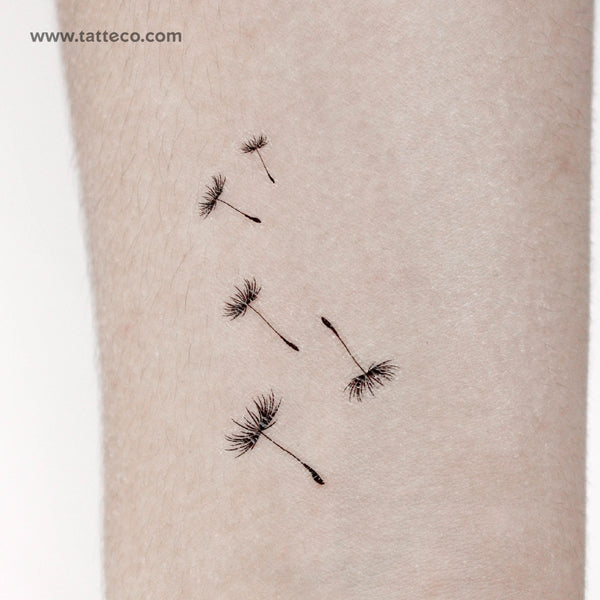 Dandelion Seeds Temporary Tattoo - Set of 3