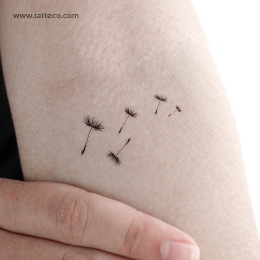 Dandelion Seeds Temporary Tattoo - Set of 3
