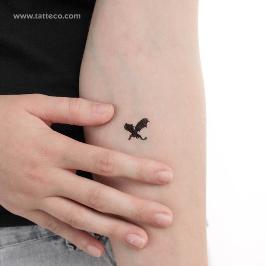 Drogon Dragon Temporary Tattoo - Set of 3