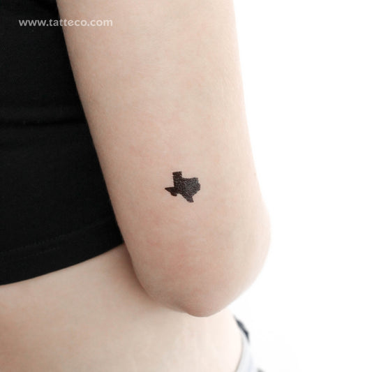 Tatuaje temporal del mapa de Texas (juego de 3)
