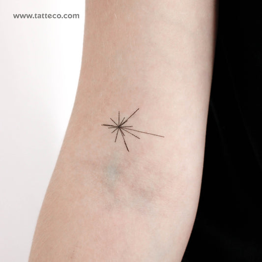 Tatuaje temporal de mapa de pulsar pequeño (juego de 3)