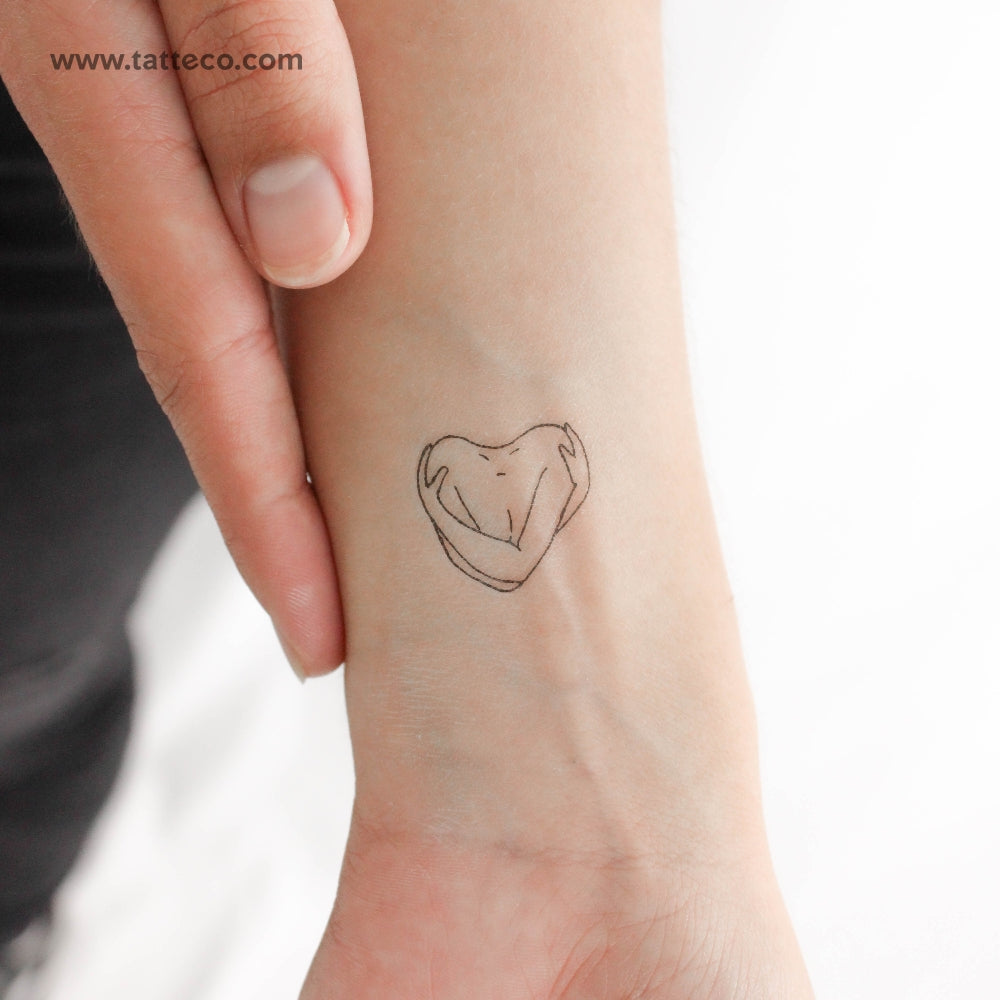 Tatuaje temporal de autoabrazo - Juego de 3