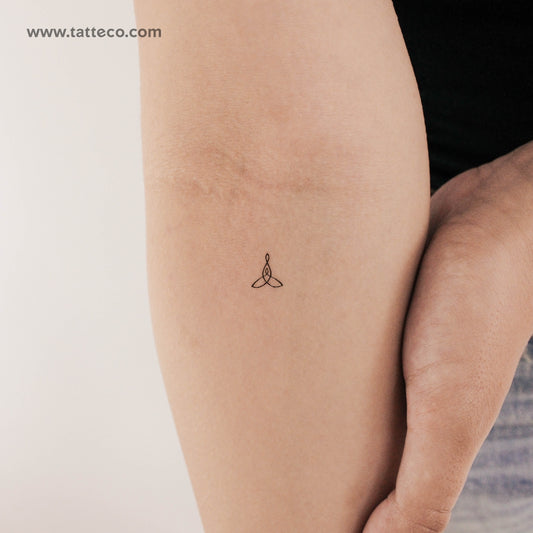 Tatuaje temporal pequeño con símbolo de madre e hijo (juego de 3)