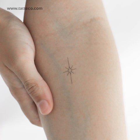 Morning Star Type II by Jakenowicz Temporary Tattoo - Set of 3