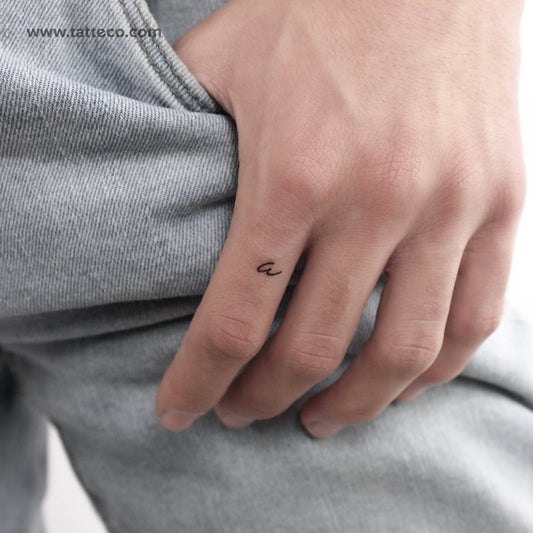 Tatuaje temporal de una carta manuscrita (juego de 3)