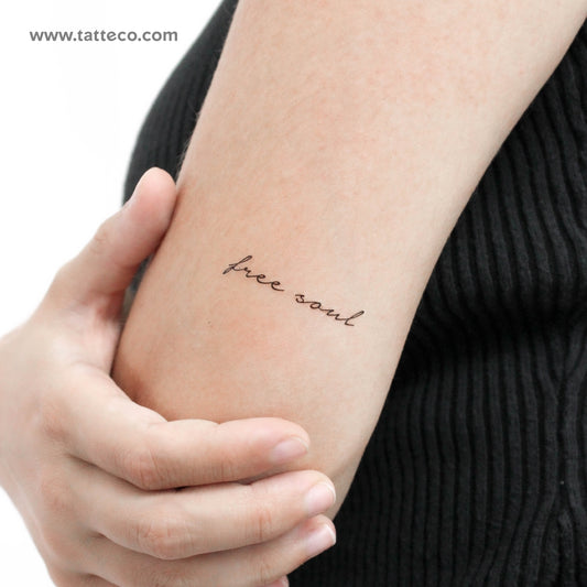 Free Soul Temporary Tattoo - Set of 3