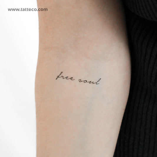 Free Soul Temporary Tattoo - Set of 3