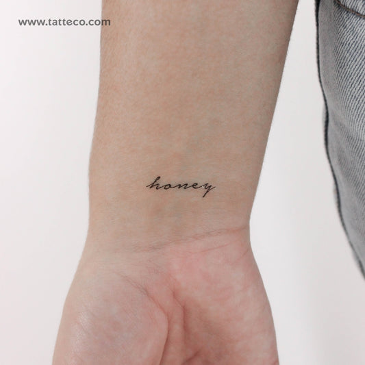 Honey Temporary Tattoo - Set of 3