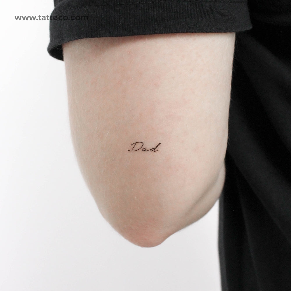 Dad Temporary Tattoo - Set of 3