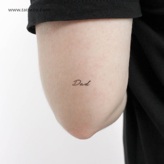 Dad Temporary Tattoo - Set of 3