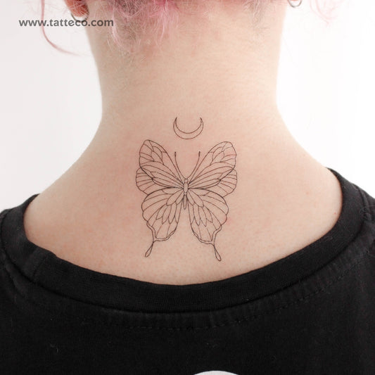 Tatuaje temporal de mariposa de 1991.ink - Juego de 3