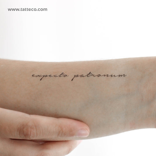 Expecto Patronum Temporary Tattoo - Set of 3