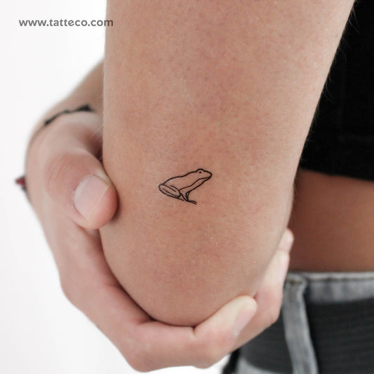 Frog Temporary Tattoo - Set of 3