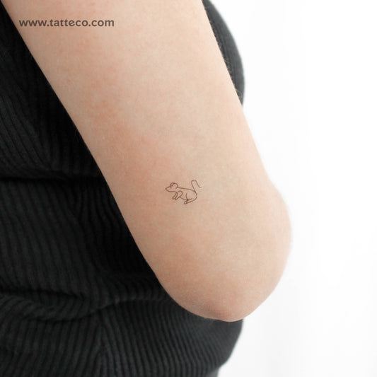 Rat Temporary Tattoo - Set of 3
