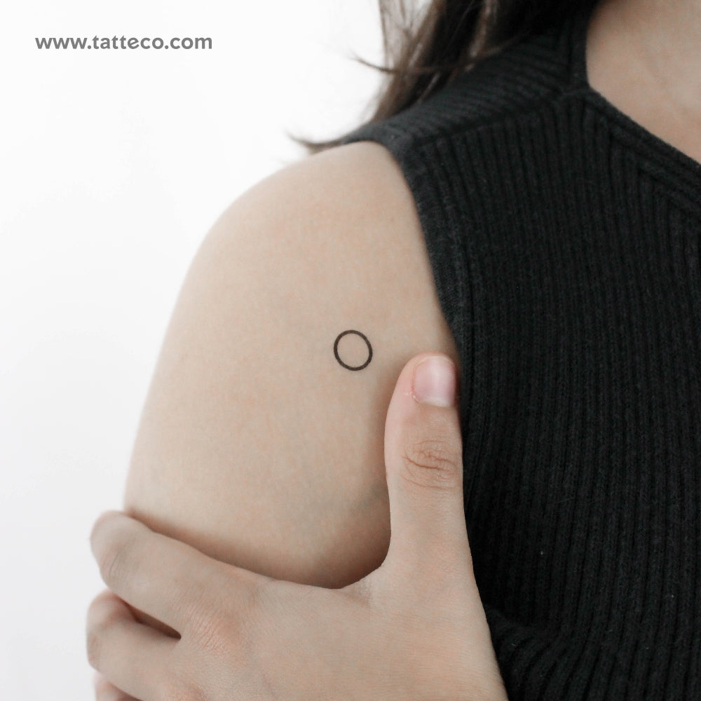 Little Circle Temporary Tattoo - Set of 3