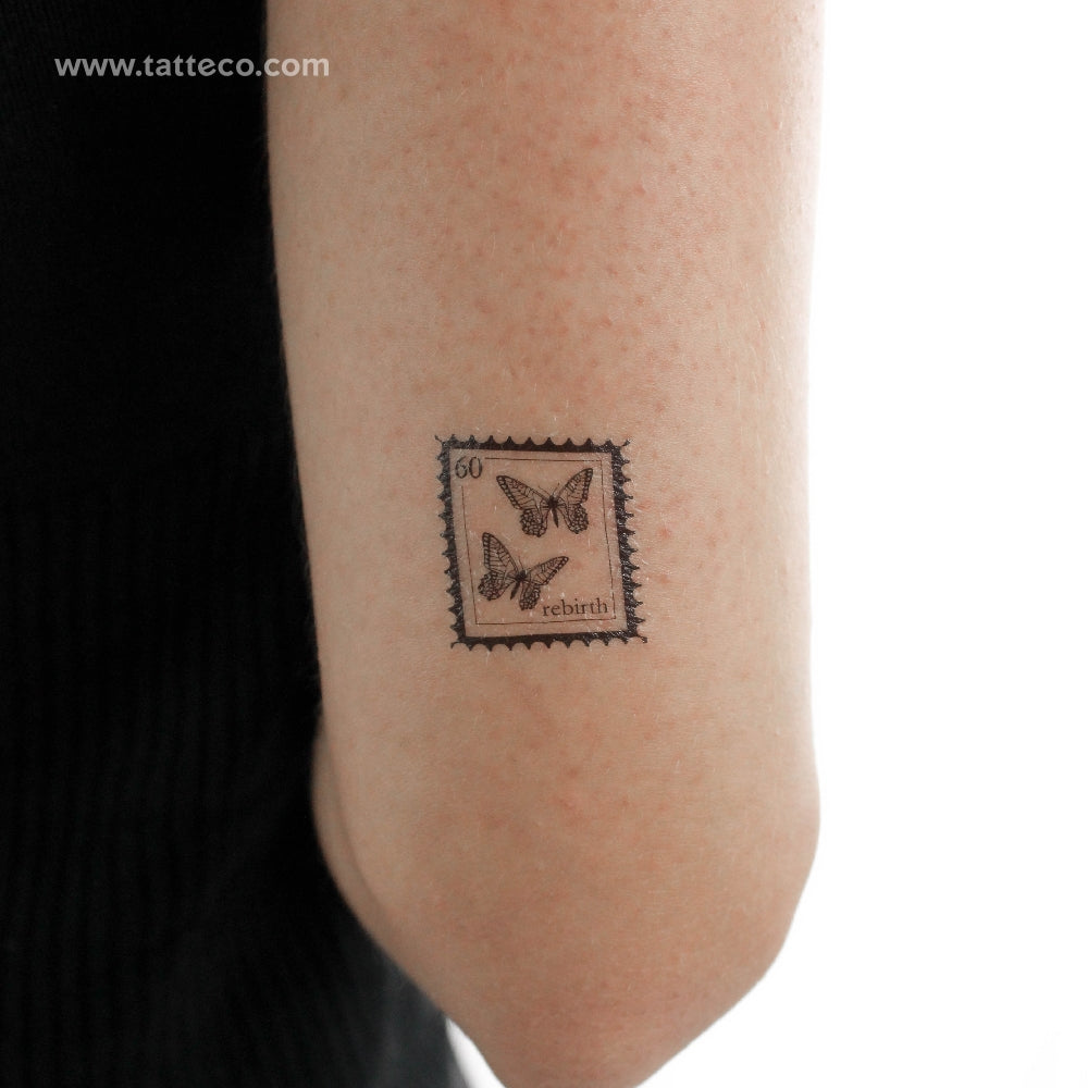 Tatuaje temporal de mariposa pequeña (juego de 3)