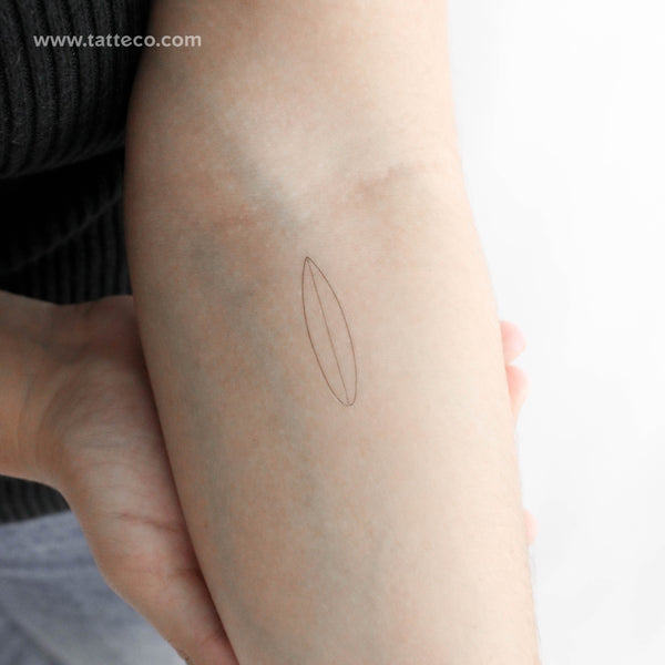 Surfboard Temporary Tattoo - Set of 3