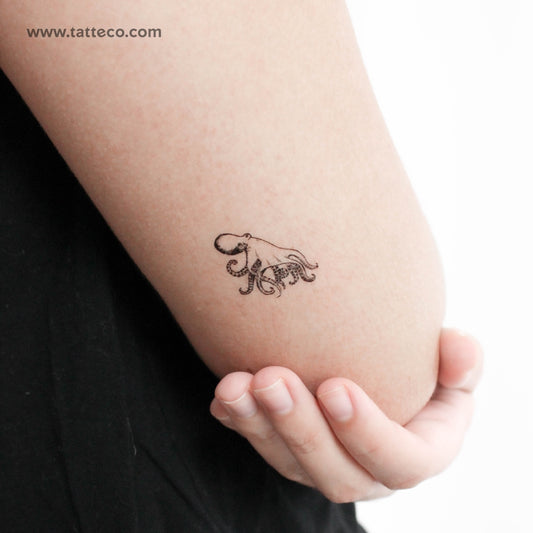 Octopus Temporary Tattoo - Set of 3
