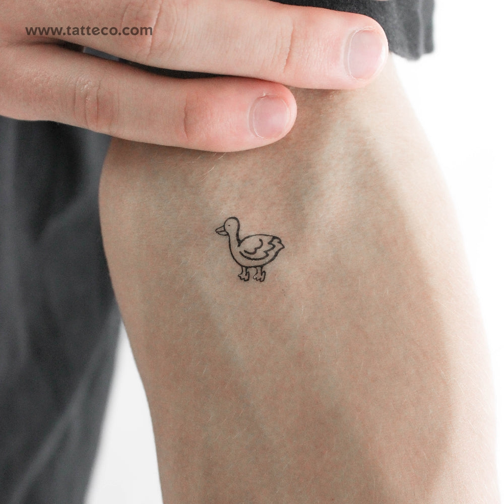 Duck Temporary Tattoo - Set of 3
