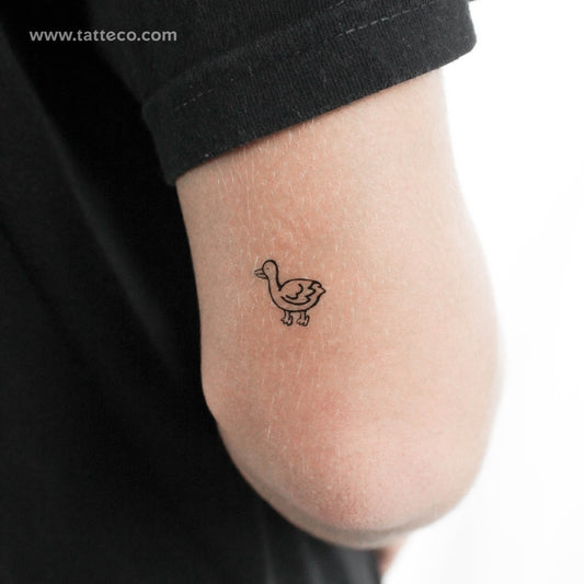 Tatuaje temporal de pato - Juego de 3