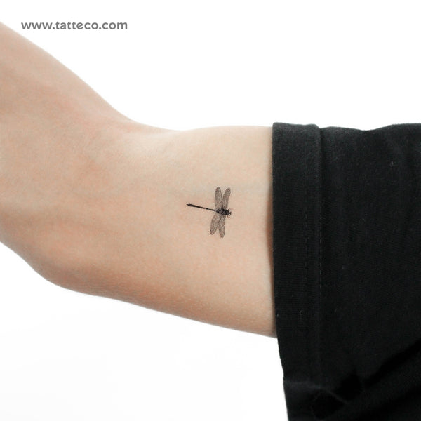 Little Illustrative Dragonfly Temporary Tattoo - Set of 3