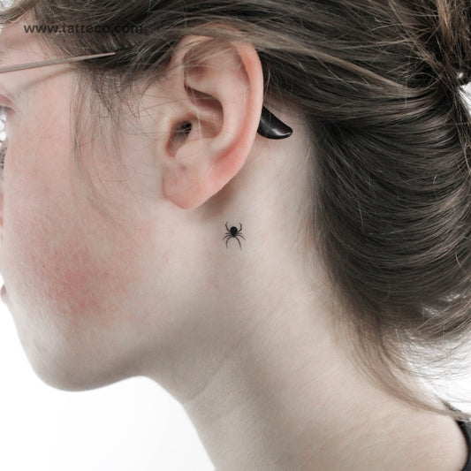 Tiny Spider Temporary Tattoo - Set of 3