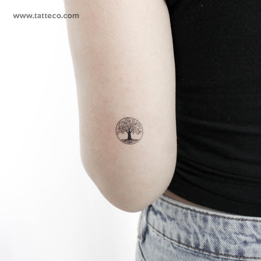 Tatuaje temporal pequeño del árbol de la vida (juego de 3)