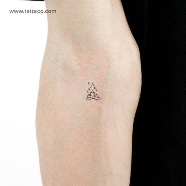 Bonfire Temporary Tattoo - Set of 3