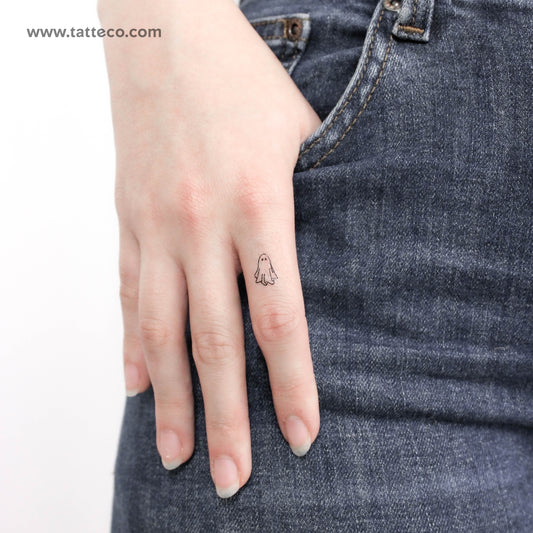 Small Ghost Temporary Tattoo - Set of 3