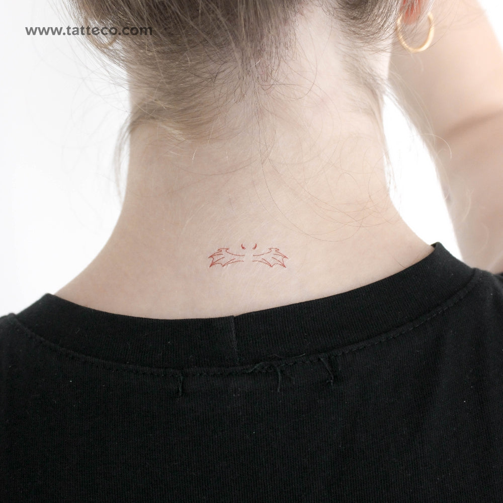 Devil Wings Temporary Tattoo - Set of 3