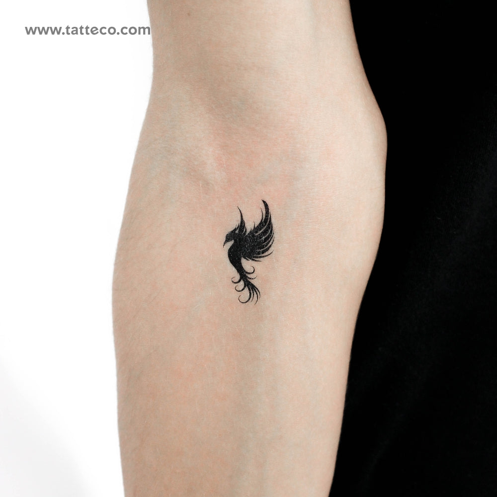Phoenix Temporary Tattoo - Set of 3