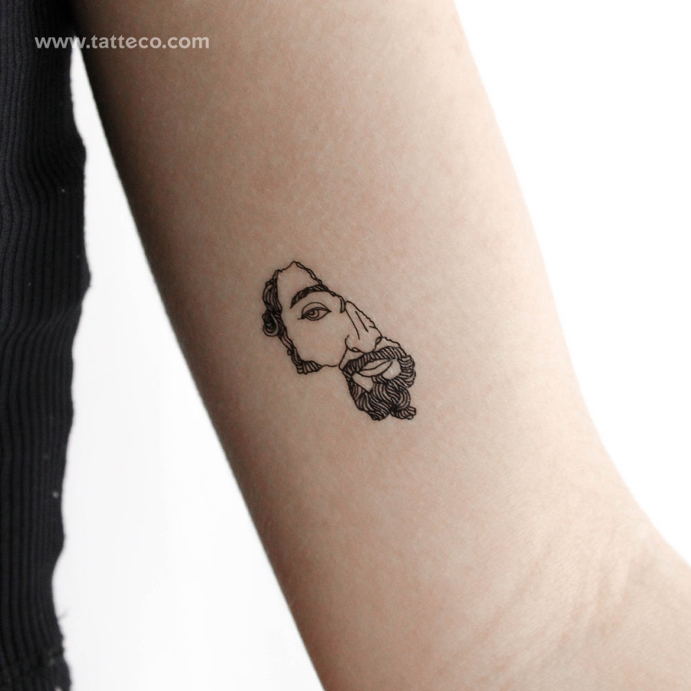 Marcus Aurelius Temporary Tattoo - Set of 3